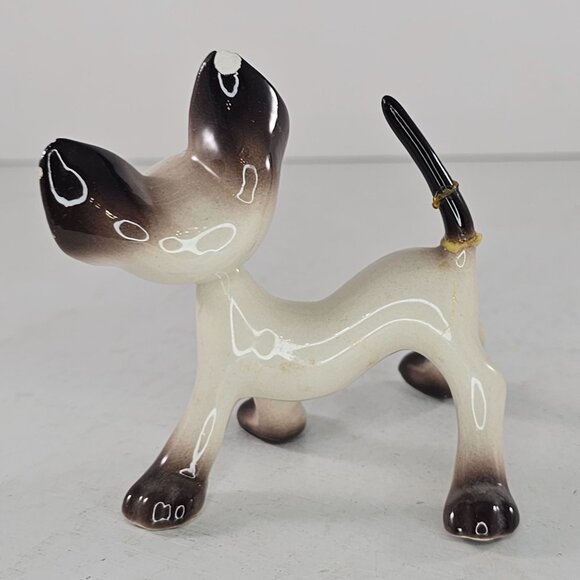 Freeman McFarlin Siamese Cat Kitten Nodder Bobble Head *AS IS REPAIRS FLAW* - Picture 4 of 11